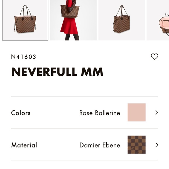 Authentic preloved Louis Vuitton Damier Neverfull MM - Picture 3 of 8